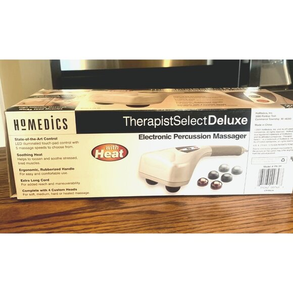 Homedics TherapistSelect Deluxe Electronic Percussion Massager With Heat & Dual - Picture 6 of 6